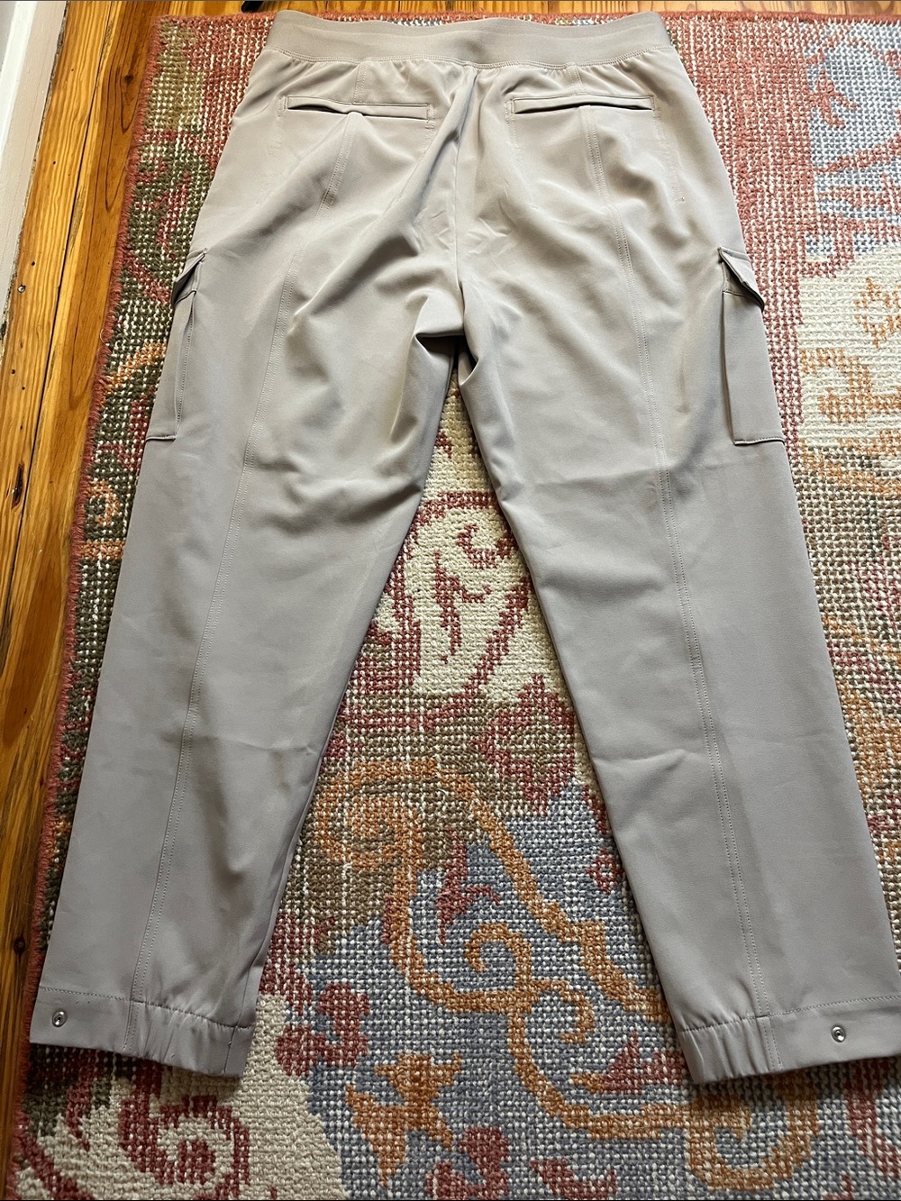 Athleta Endless High Rise Cargo Pants Tan Women’s Size 14 EUC - Picture 10 of 10